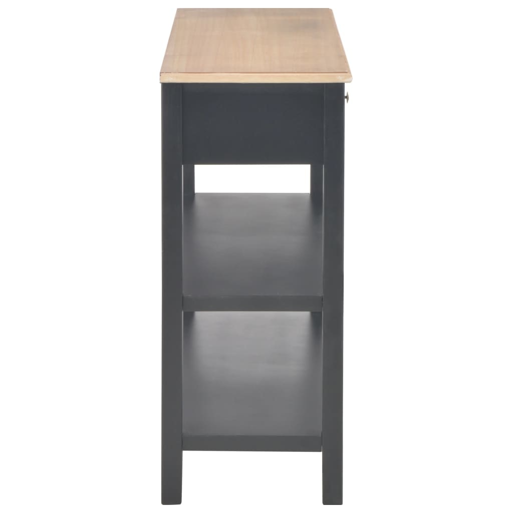 VidaXL Dressoir 110x35x80 cm MDF zwart