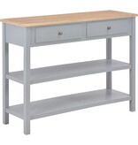 VidaXL Dressoir 110x35x80 cm MDF grijs