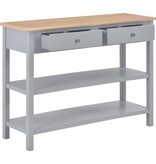 VidaXL Dressoir 110x35x80 cm MDF grijs
