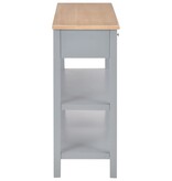 VidaXL Dressoir 110x35x80 cm MDF grijs