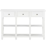 VidaXL Wandtafel 120x30x76 cm MDF wit