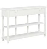 VidaXL Wandtafel 120x30x76 cm MDF wit