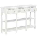 VidaXL Wandtafel 120x30x76 cm MDF wit