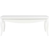 VidaXL Salontafel 110x60x40 cm massief grenenhout wit