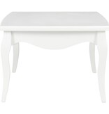 VidaXL Salontafel 110x60x40 cm massief grenenhout wit