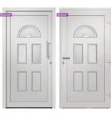 VidaXL Voordeur 98x198 cm wit