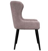 vidaXL Eetkamerstoelen 4 st fluweel roze