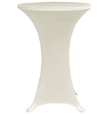 VidaXL Statafelhoes 4 st stretch Ø 60 cm crème