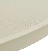 VidaXL Statafelhoes 4 st stretch Ø 60 cm crème