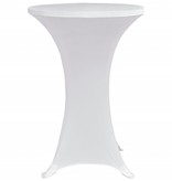 VidaXL Statafelhoes 4 st stretch Ø 60 cm wit
