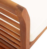 VidaXL 5-delige Tuinset met kussens massief acaciahout