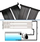 vidaXL Paneel zwembadverwarming op zonne-energie (set van 2)