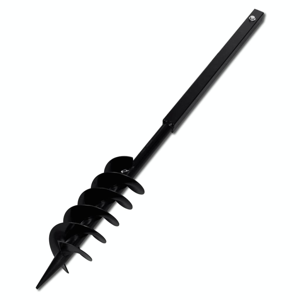 VidaXL Grondboor 100 mm met 13 m verlengstuk Staal