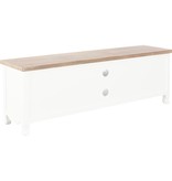 vidaXL Tv-meubel 120x30x40 cm hout wit