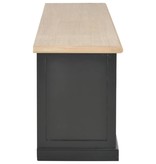 vidaXL Tv-meubel 120x30x40 cm hout zwart
