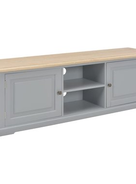 vidaXL Tv-meubel 120x30x40 cm hout grijs