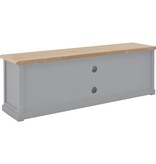 vidaXL Tv-meubel 120x30x40 cm hout grijs