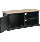 vidaXL Tv-meubel 90x30x40 cm hout zwart