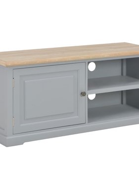 vidaXL Tv-meubel 90x30x40 cm hout grijs