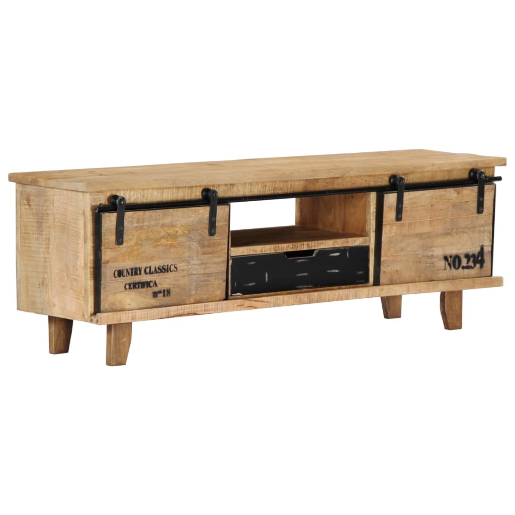 vidaXL Tv-meubel 120x30x40 cm massief mangohout