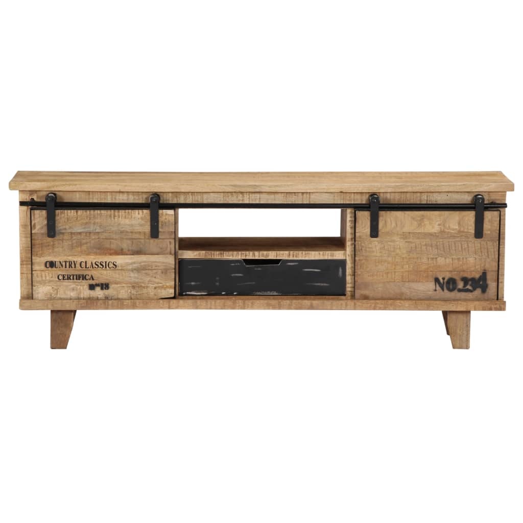 vidaXL Tv-meubel 120x30x40 cm massief mangohout