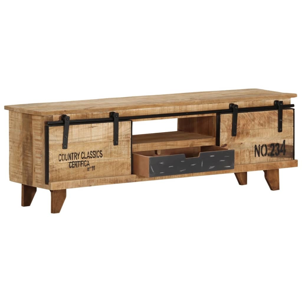 vidaXL Tv-meubel 120x30x40 cm massief mangohout