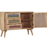 VidaXL Dressoir 100x30x75 cm massief mangohout