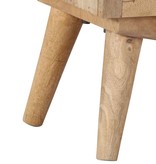 VidaXL Dressoir 100x30x75 cm massief mangohout