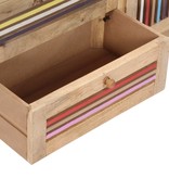 VidaXL Dressoir 100x30x75 cm massief mangohout