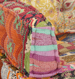 VidaXL Poef stof patchwork