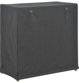VidaXL Schoenenkast met hoes 79x40x80 cm stof grijs