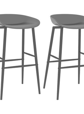 VidaXL Barstoelen 2 st zwart