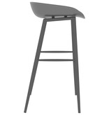 VidaXL Barstoelen 2 st zwart
