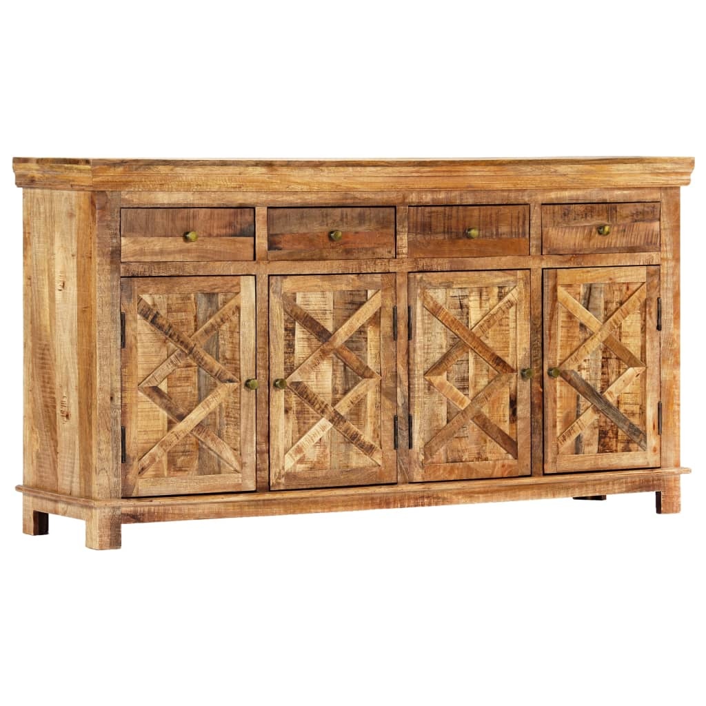 VidaXL Dressoir met 4 lades 160x40x85 cm massief mangohout