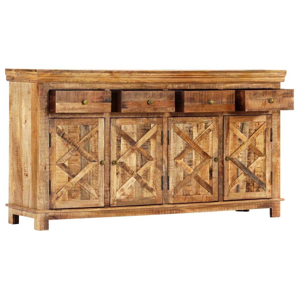 VidaXL Dressoir met 4 lades 160x40x85 cm massief mangohout