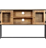 vidaXL Tv-meubel 120x30x75 cm massief gerecycled hout