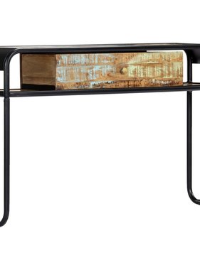 VidaXL Wandtafel 118x30x75 cm massief gerecycled hout