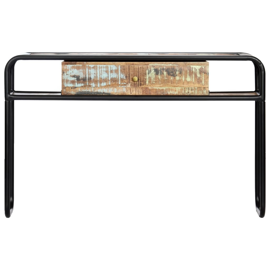 VidaXL Wandtafel 118x30x75 cm massief gerecycled hout