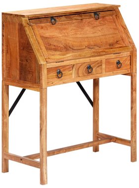 VidaXL Schrijftafel 90x40x107cm massief acaciahout