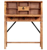 VidaXL Schrijftafel 90x40x107cm massief acaciahout