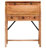VidaXL Schrijftafel 90x40x107cm massief acaciahout