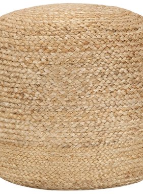 VidaXL Poef handgemaakt 40x45 cm jute