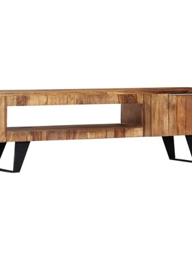 VidaXL Tv meubel 140x30x40 massief sheeshamhout