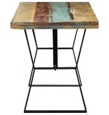 vidaXL Eettafel 120x60x76 cm massief gerecycled hout