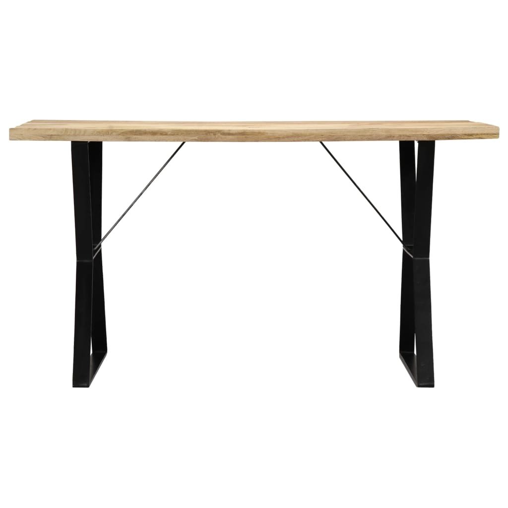 VidaXL Eettafel 140x80x76 cm massief mangohout