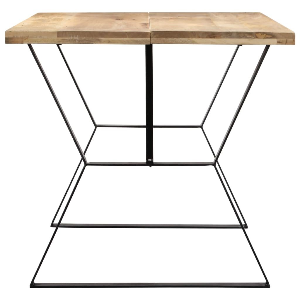 VidaXL Eettafel 140x80x76 cm massief mangohout