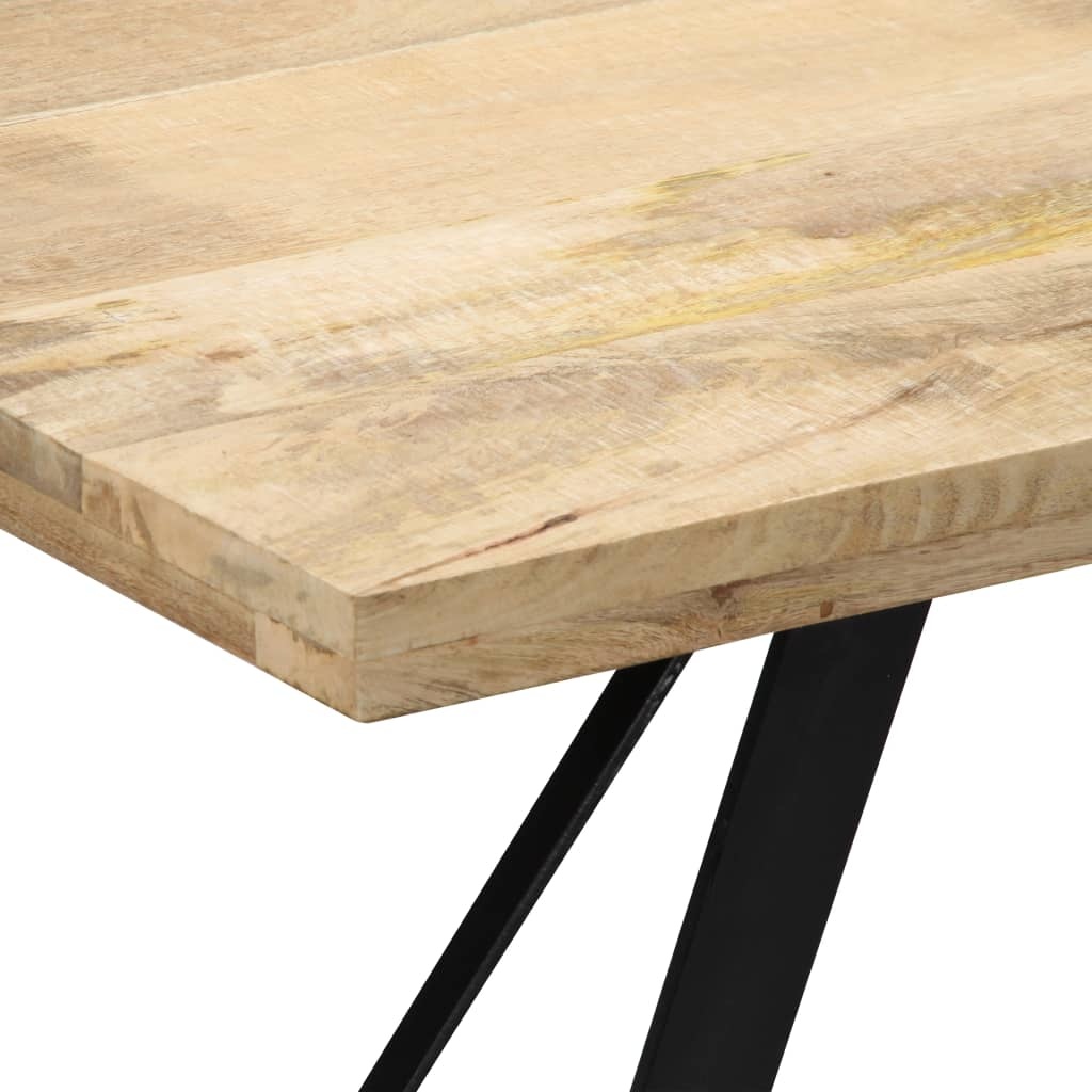 VidaXL Eettafel 140x80x76 cm massief mangohout