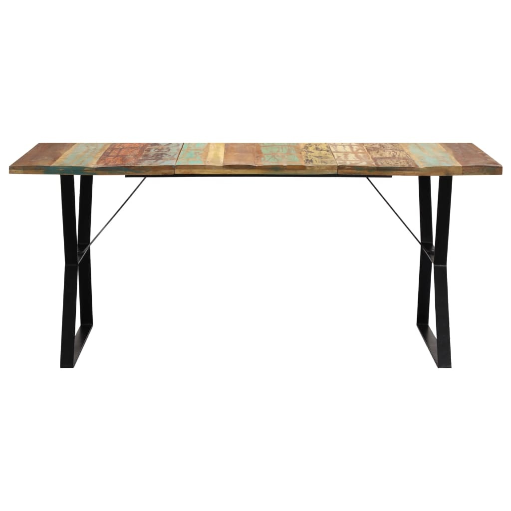 VidaXL Eettafel 180x90x76 cm massief gerecycled hout