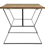 vidaXL Eettafel 180x90x76 cm massief gerecycled hout