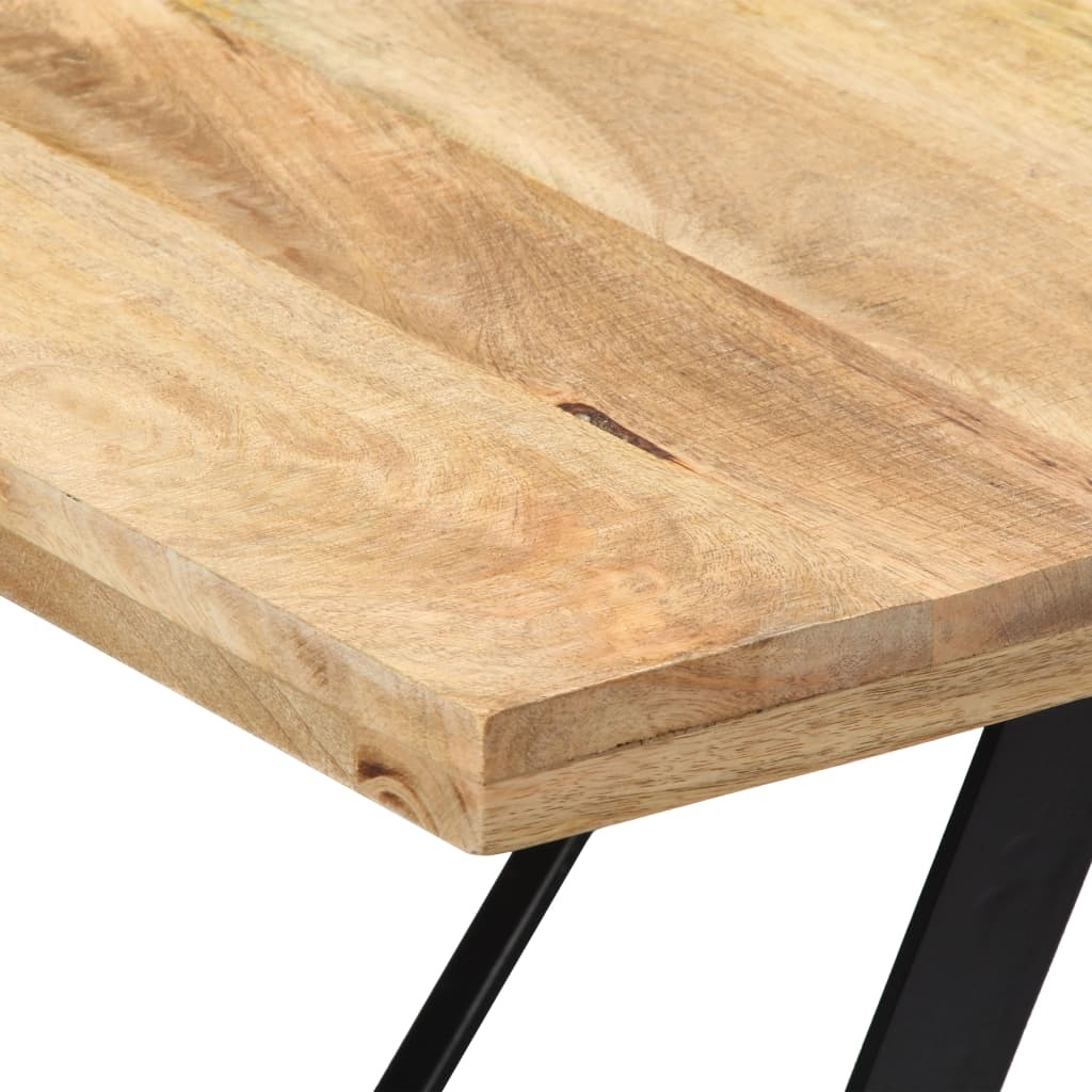 vidaXL Eettafel 180x90x76 cm massief mangohout